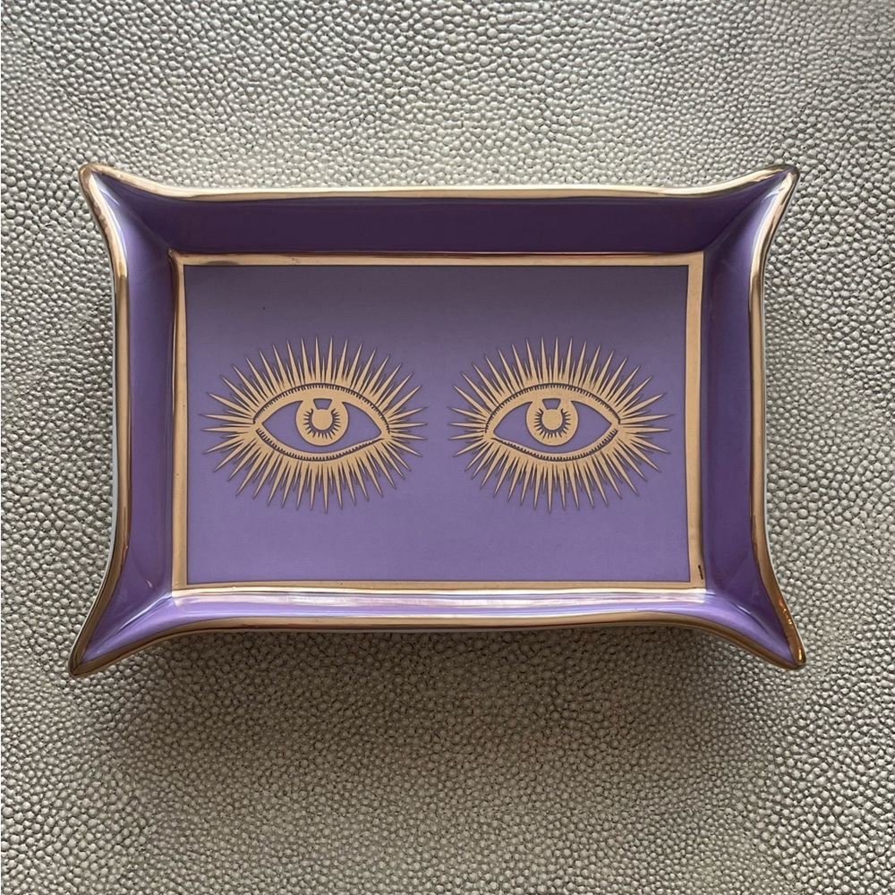 Jonathan Adler Purple Muse Valet Tray